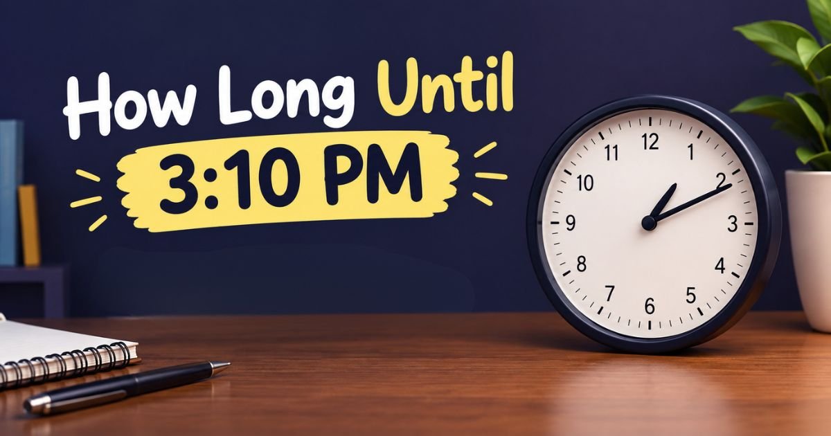 How Long Until 3:10 PM