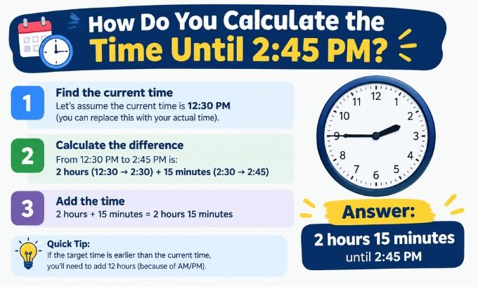 Losing Track of Time Before 2:45 PM