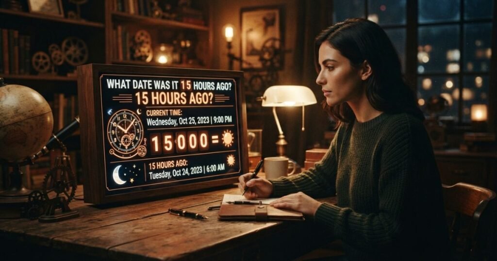 What Date Was It 15 Hours Ago?
