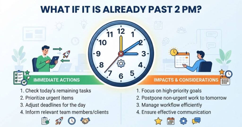 What If It Is Already Past 2 PM?