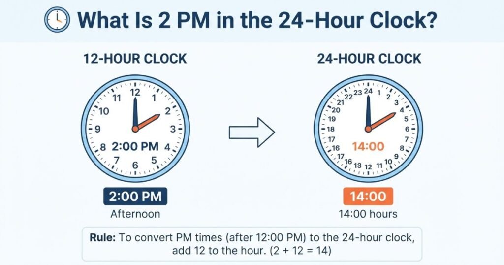 What Is 2 PM in the 24-Hour Clock?