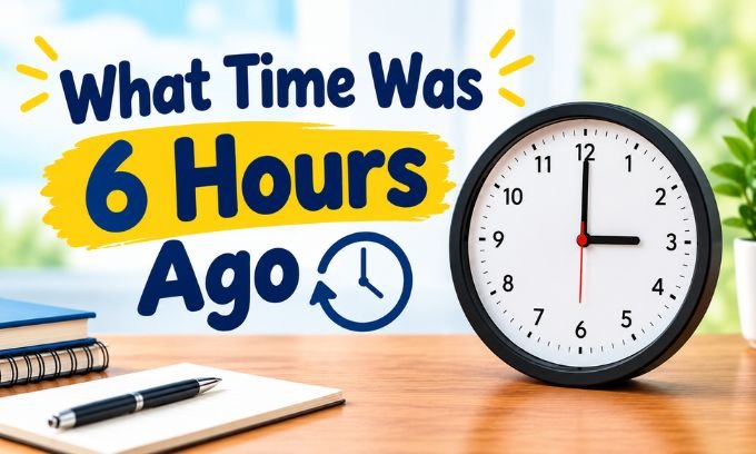 What Time Was 6 Hours Ago