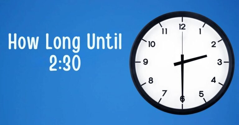 how long until 2:30
