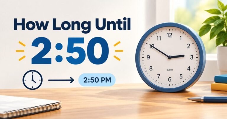 How Long Until 2:50