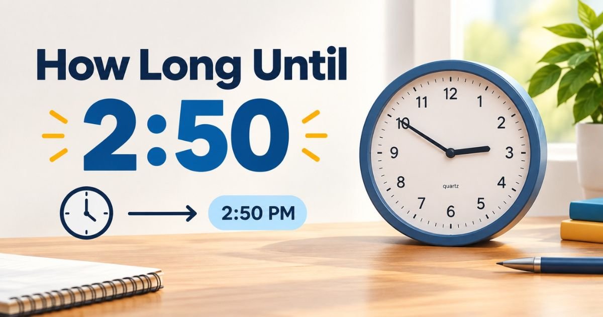 How Long Until 2:50
